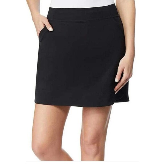 NWOT 32 Degrees Cool Women's M Black Athletic Skort  Active Stretch Waist Side - Picture 1 of 7
